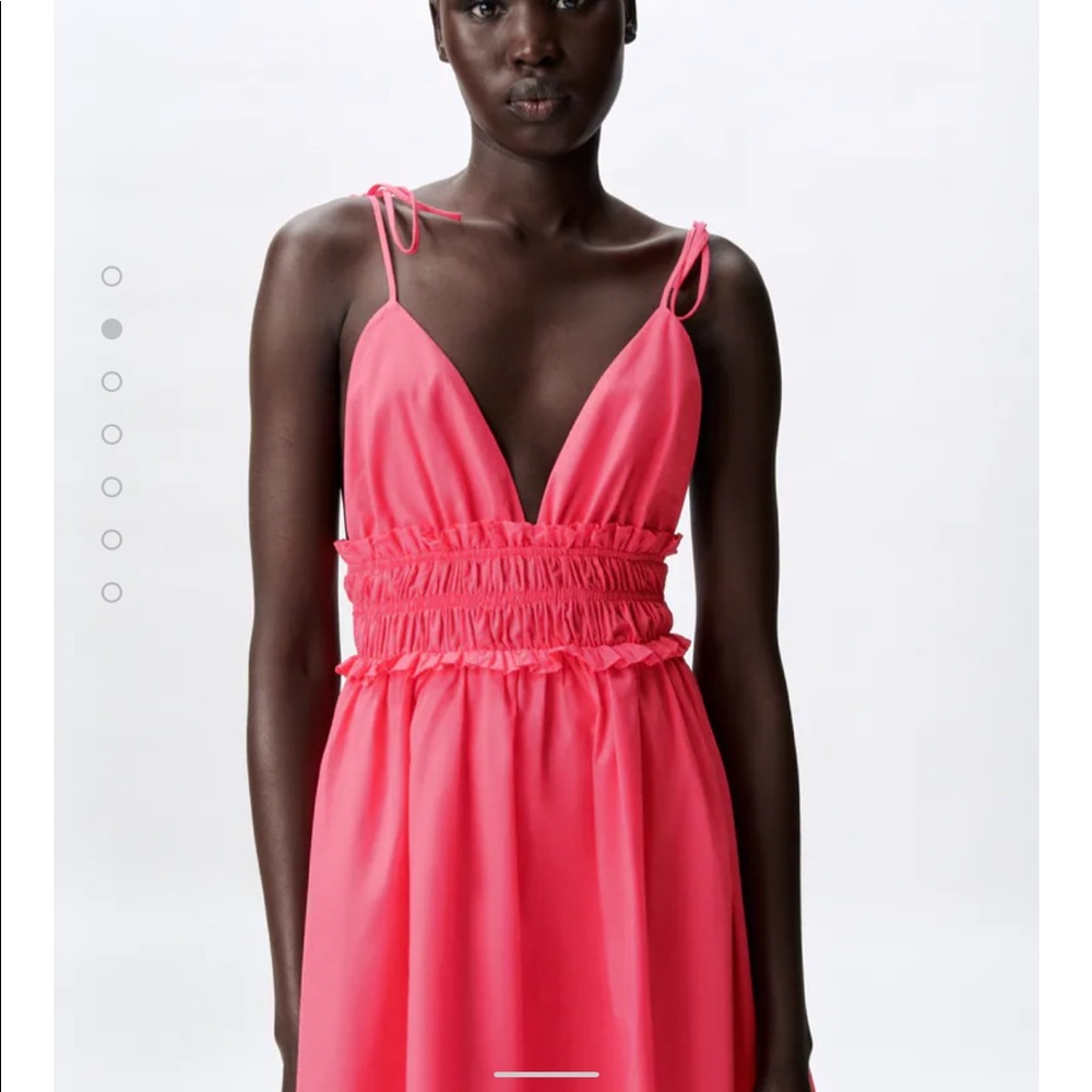 BNWT Zara Ruffle Mini Dress - Picture 5 of 10